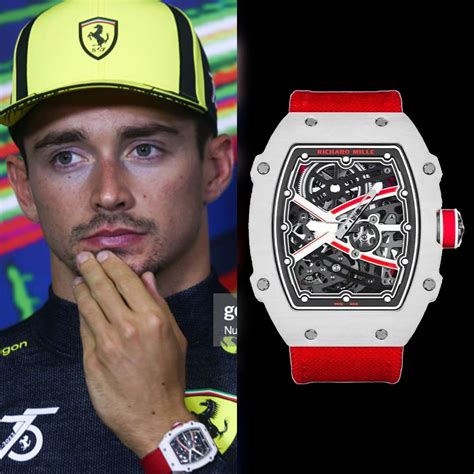 montre richard mille charles leclerc|Charles Leclerc big bang watch.